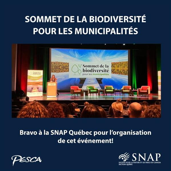 Sommet de la biodiversité pour les municipalités